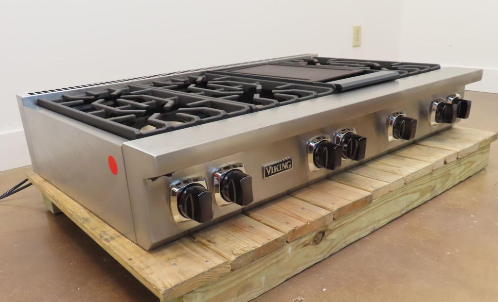 Viking 7 Series VRT7486GSS 48" Gas Rangetop 6 Viking Elevation Burners 2025Model - Alabama Appliance