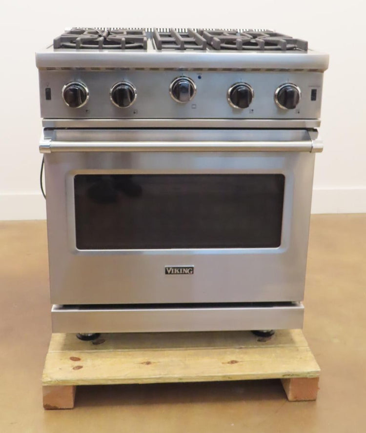 Viking 5 Series VGIC53024BSSLP 30" Liquid Propane 2023 Professional Gas Range - Alabama Appliance