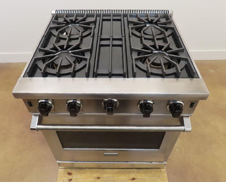 Viking 5 Series VGIC53024BSSLP 30" Liquid Propane 2023 Professional Gas Range - Alabama Appliance