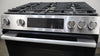 Bosch 100 Series 30" Slide-In Gas Range 5 Sealed Burners 5.8 ft. Cap. HGF1050MUC (PRICE) - Alabama Appliance