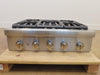 Thermador Professional Series PCG305W 30" Gas Rangetop 5 Pedestal Star®Burners