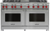 NIB Wolf GR606CGLP 60" 6 Dual-Stacked Sealed Burners Pro-Style LP Range - Alabama Appliance