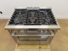 Bosch 800 Series HDS8655U 36" 6 Burner Dual Fuel Convection Range Full Warranty
