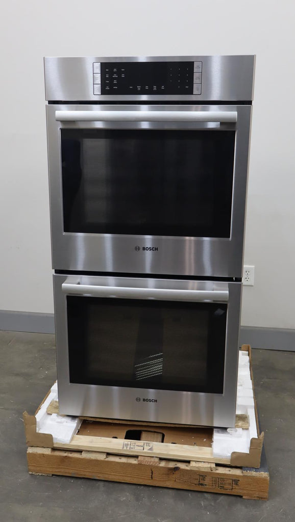 Bosch 800 Series 27" Stainless 12 Modes Double Electric Wall Oven HBN8651UC - Alabama Appliance