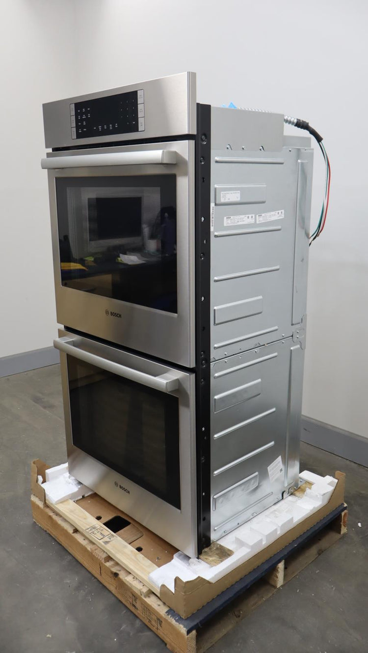 Bosch 800 Series 27" Stainless 12 Modes Double Electric Wall Oven HBN8651UC - Alabama Appliance