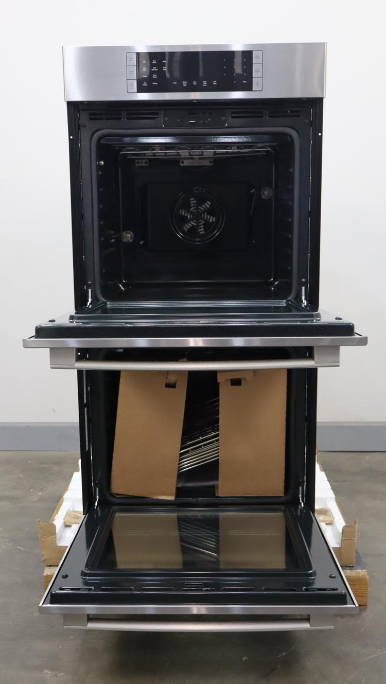 Bosch 800 Series 27" Stainless 12 Modes Double Electric Wall Oven HBN8651UC - Alabama Appliance