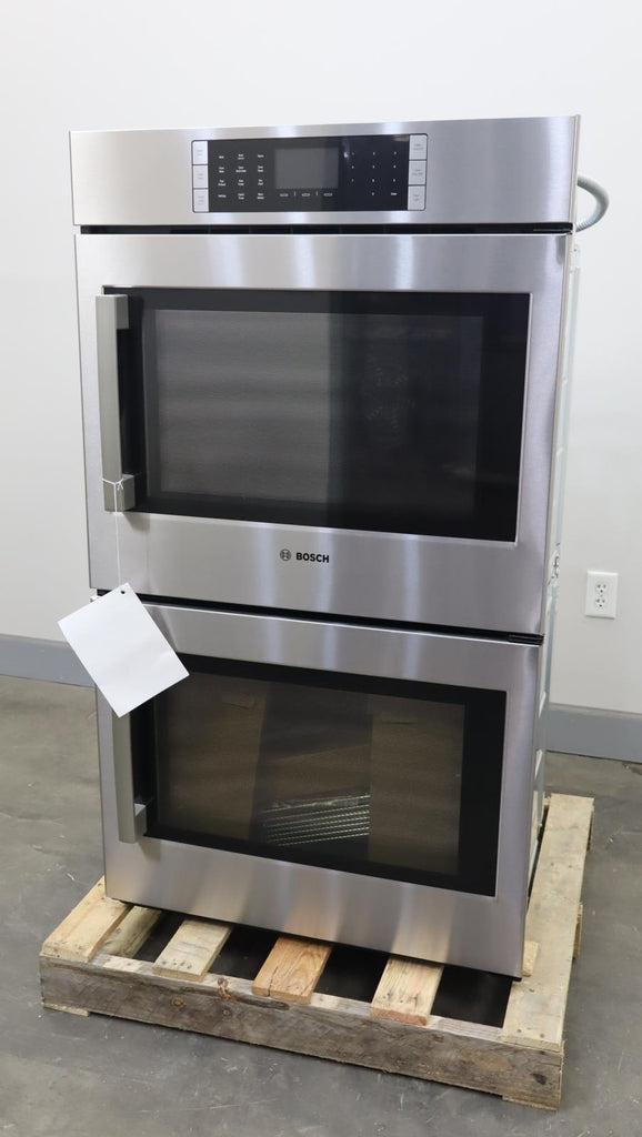 Bosch 30" Benchmark Series SS Convection Double Electric Wall Oven HBLP651RUC - Alabama Appliance