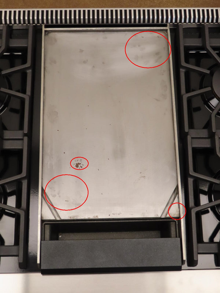 Viking 5 Series VRT5486GSS 48" TruPower Plus + Griddle Gas Rangetop 2024 Model - Alabama Appliance