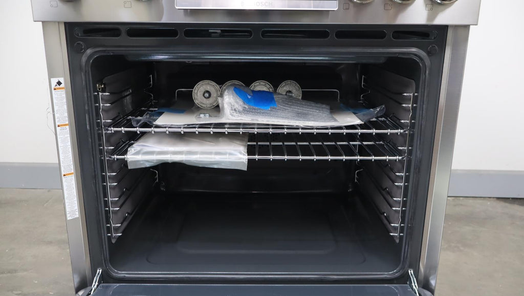 Bosch 30" Stainless Freestanding 800 Series Induction Electric Range HIS8055U - Alabama Appliance