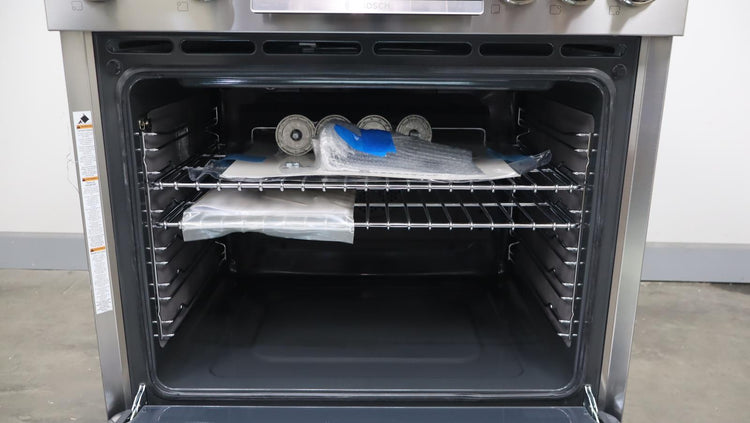 Bosch 30" Stainless Freestanding 800 Series Induction Electric Range HIS8055U - Alabama Appliance