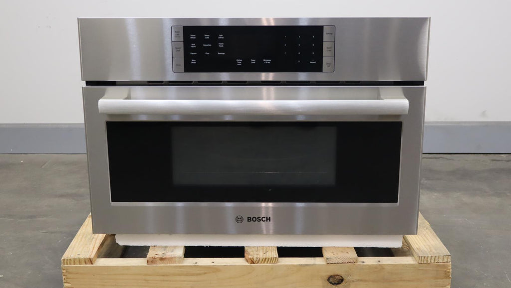 Bosch 800 Series 30" SpeedChef  True Convection Sensor Cook SS Oven HMC80152UC - Alabama Appliance