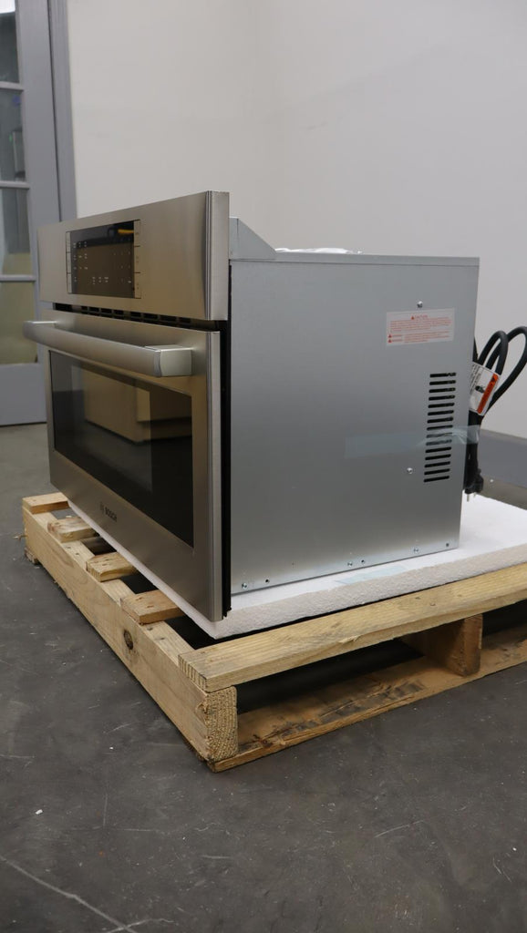 Bosch 800 Series 30" SpeedChef  True Convection Sensor Cook SS Oven HMC80152UC - Alabama Appliance