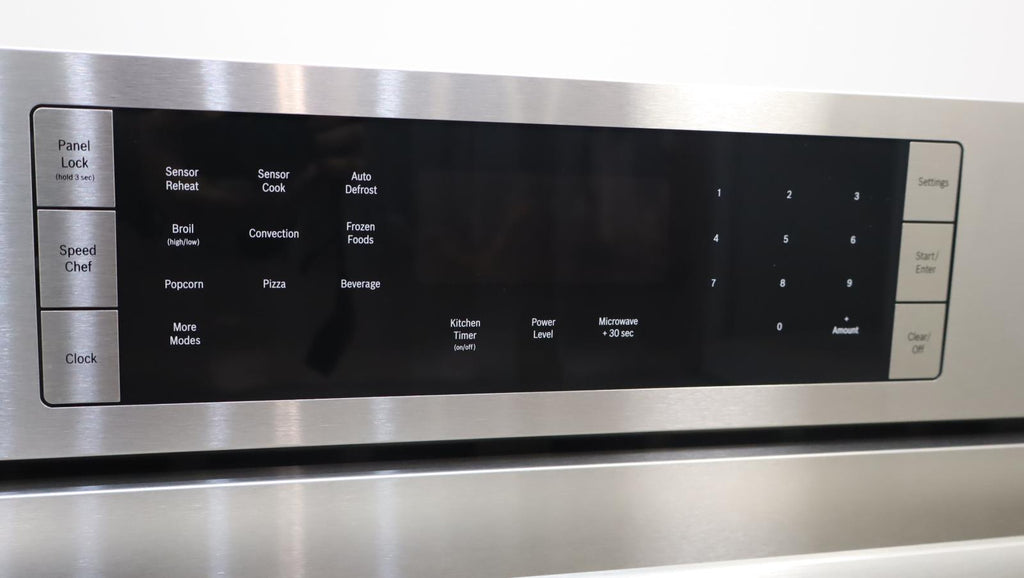 Bosch 800 Series 30" SpeedChef  True Convection Sensor Cook SS Oven HMC80152UC - Alabama Appliance