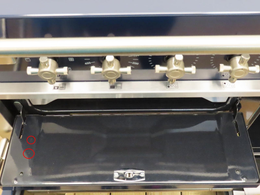 AGA Elise AEL481ININD 48" Freestanding Induction Indigo Range Triple Oven