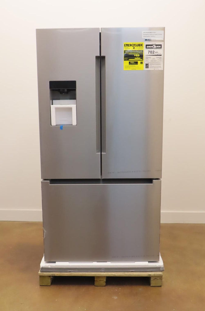 Bosch 100 Series B36FD10ENS 36" Freestanding French Door Smart Refrigerator