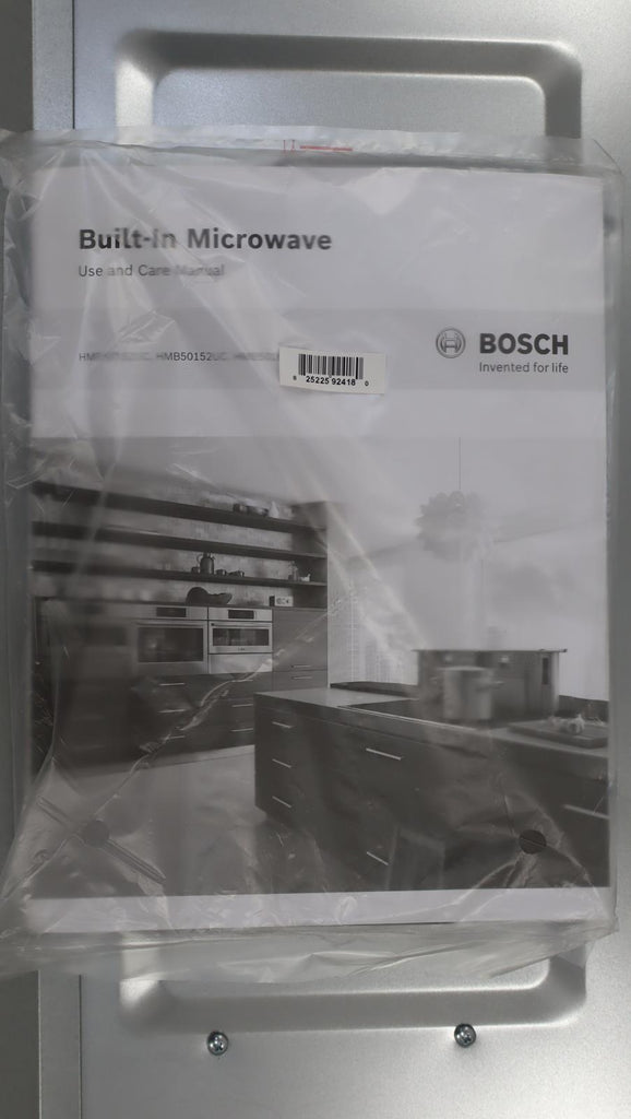 Bosch 500 Series 30" 950 Watts 1.6 cu. ft Built-In SS Microwave Oven HMB50152UC - Alabama Appliance