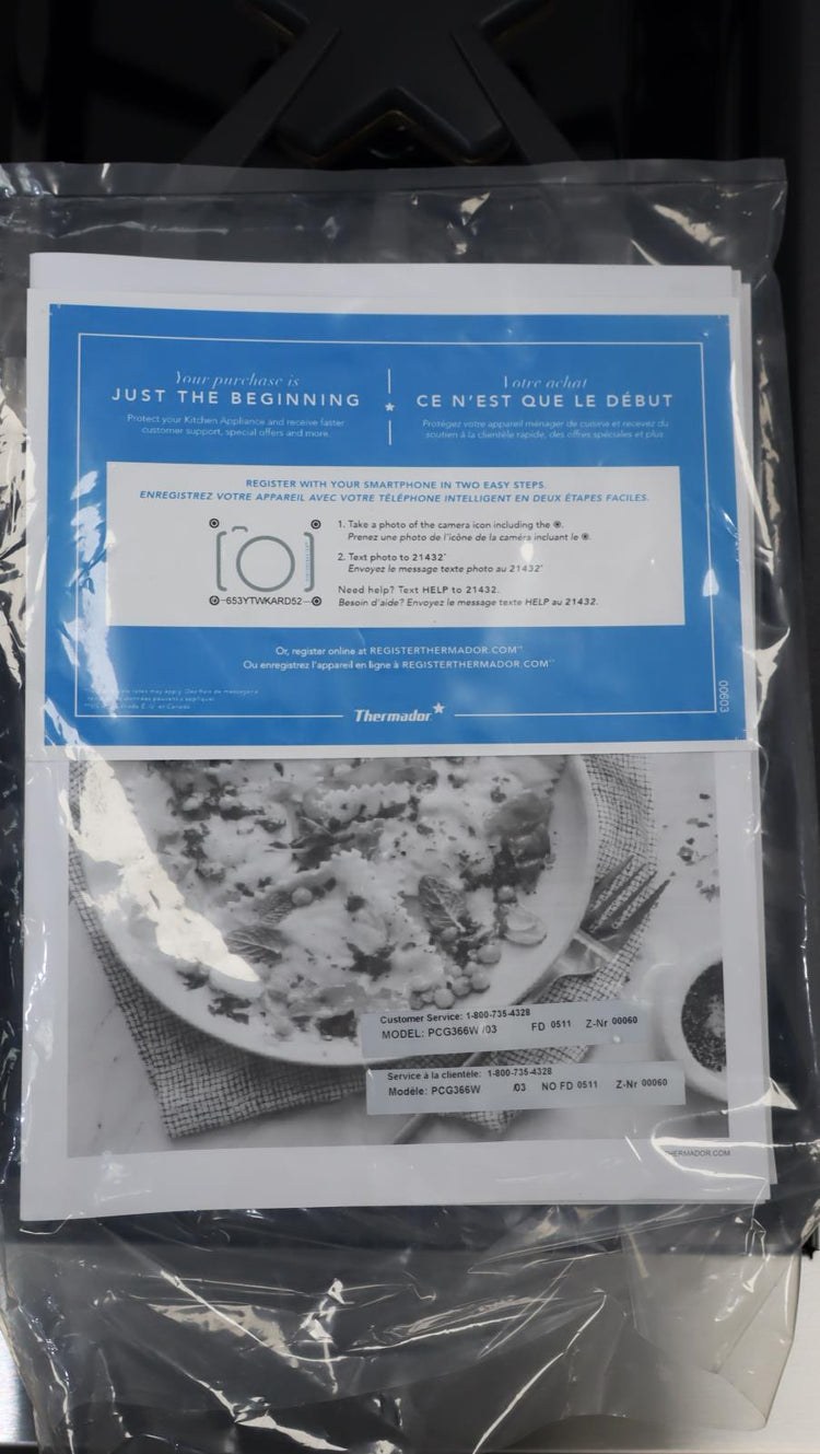 Thermador 36" 6 Sealed Burner Professional Series Stainless Gas Rangetop PCG366W