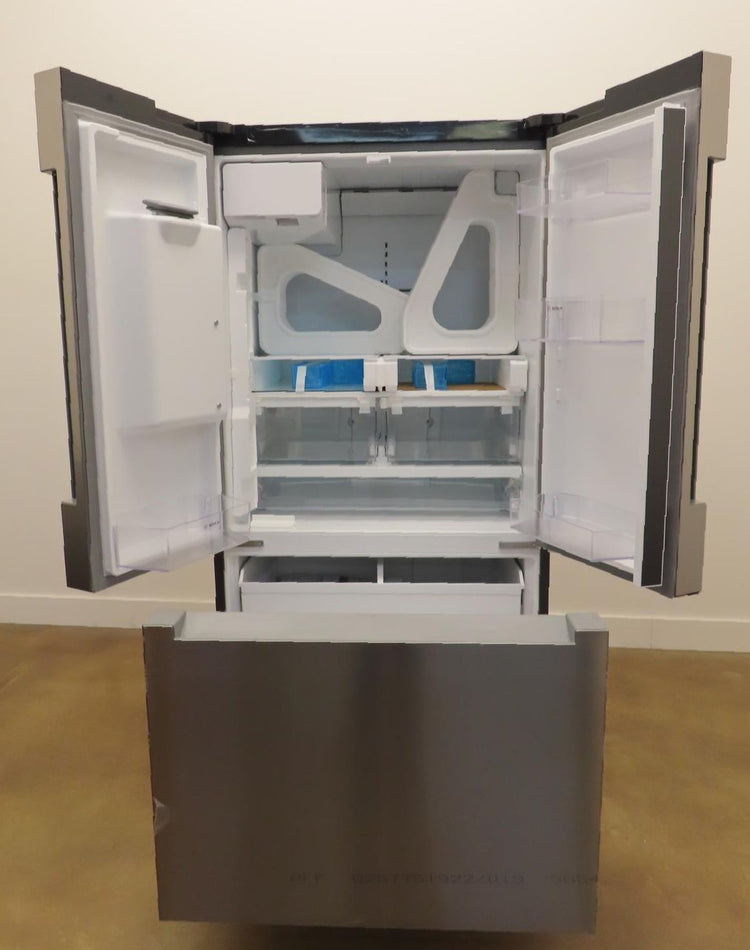 Bosch 100 Series B36FD10ENS 36" Freestanding French Door Smart Refrigerator Pics - Alabama Appliance