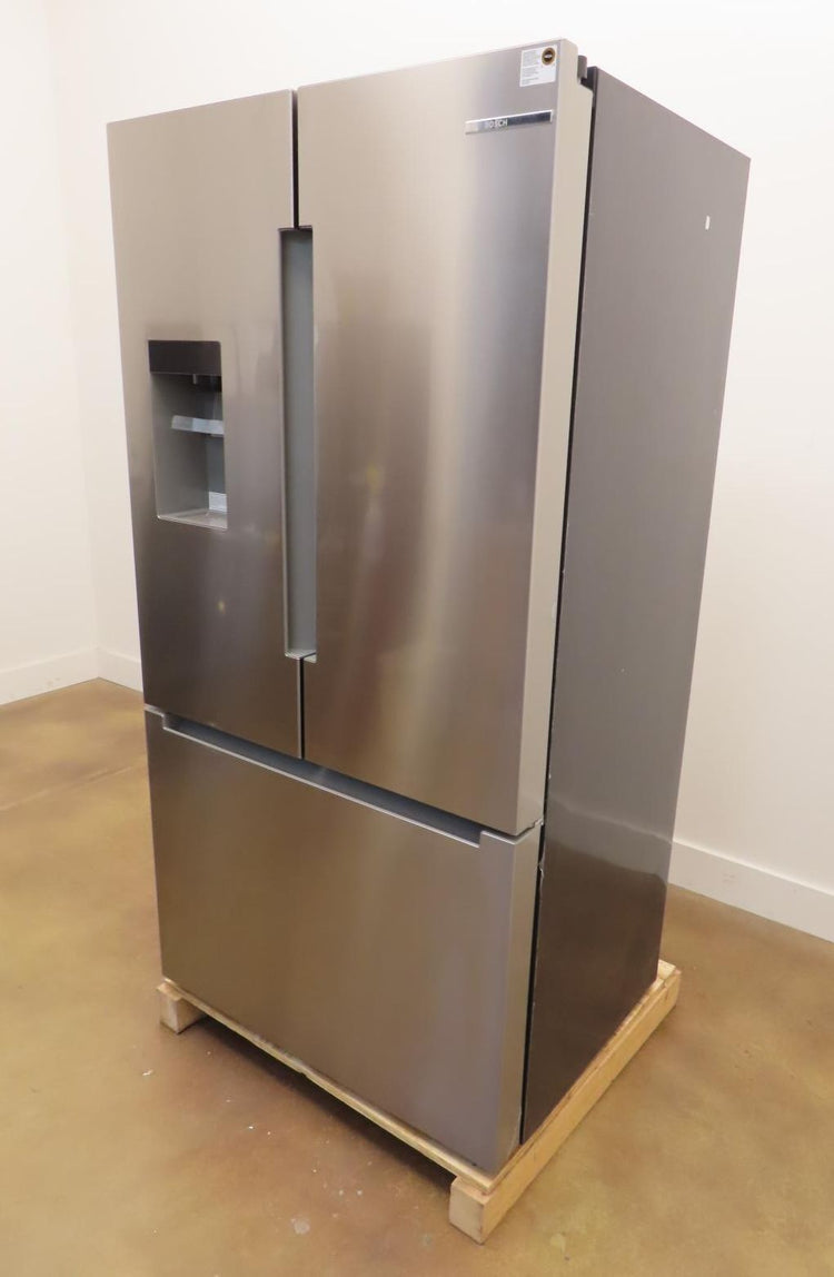 Bosch 100 Series B36CD10ENS 36" Freestanding French Door Smart Refrigerator - Alabama Appliance