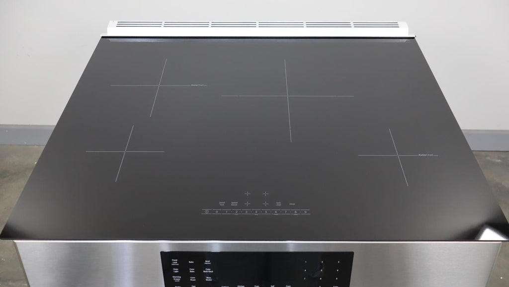 Bosch 30" Stainless 4.6 Cu.Ft. Slide In 800 Series Induction Range HII8057U