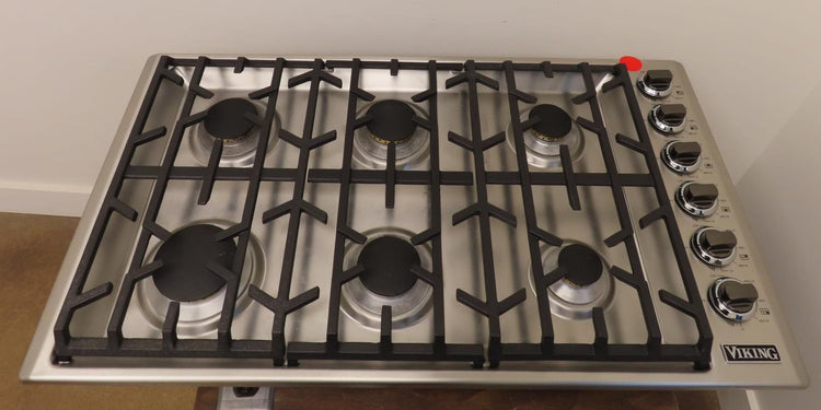 Viking 5 Series VGSU53616BSSLP 36" Professional 6 Burners Gas Cooktop 2025 Model - Alabama Appliance