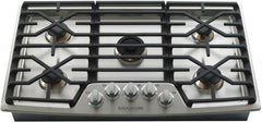 Signature Kitchen Suite 36" Stainless Steel Natural Gas/Liquid Propane Cooktop