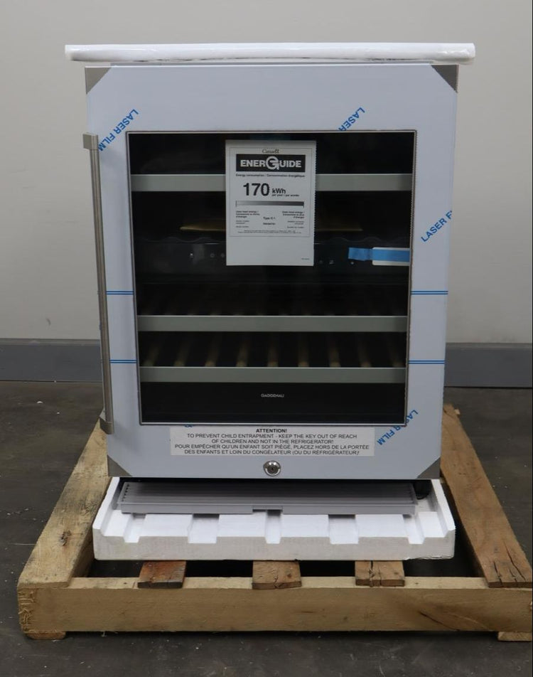 Gaggenau 24" Under Counter 34 Bottle Capacity SS Wine Storage Unit RW404761