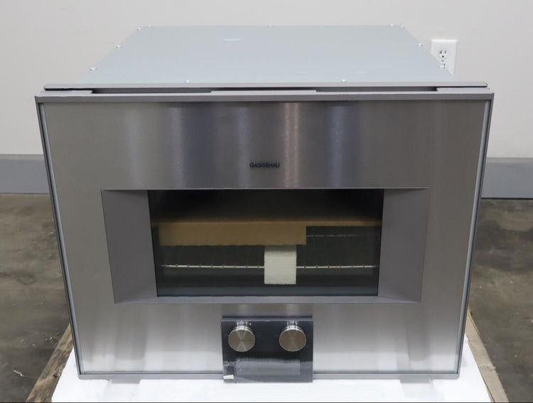 Gaggenau 24 Inch Single Combi-Steam Smart 400 Series Electric Wall Oven BS475612