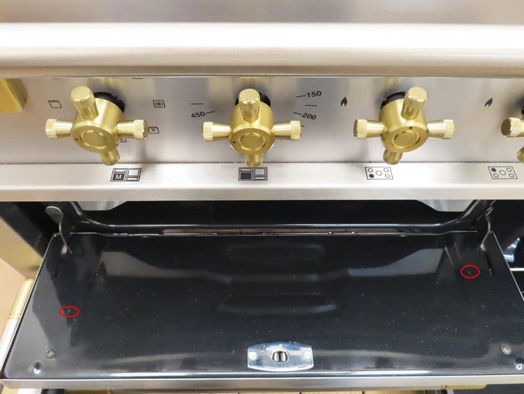 AGA Elise Series Classic Color Col AEL481DFABSS 48" Freestanding Dual Fuel Range - Alabama Appliance