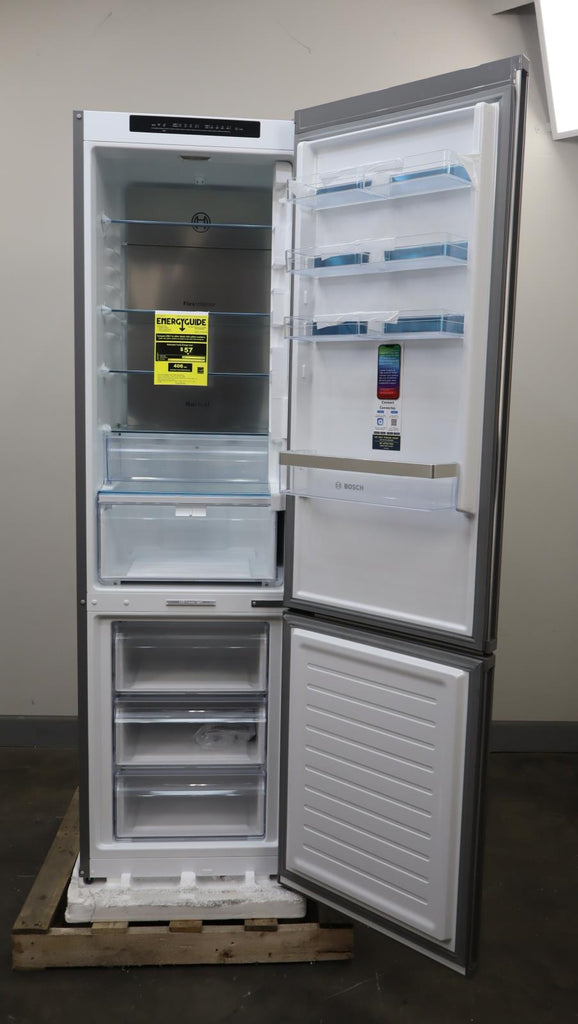 Bosch 24" Freestanding Bottom Freezer Smart 500 Series Refrigerator B24CB50ESS - Alabama Appliance