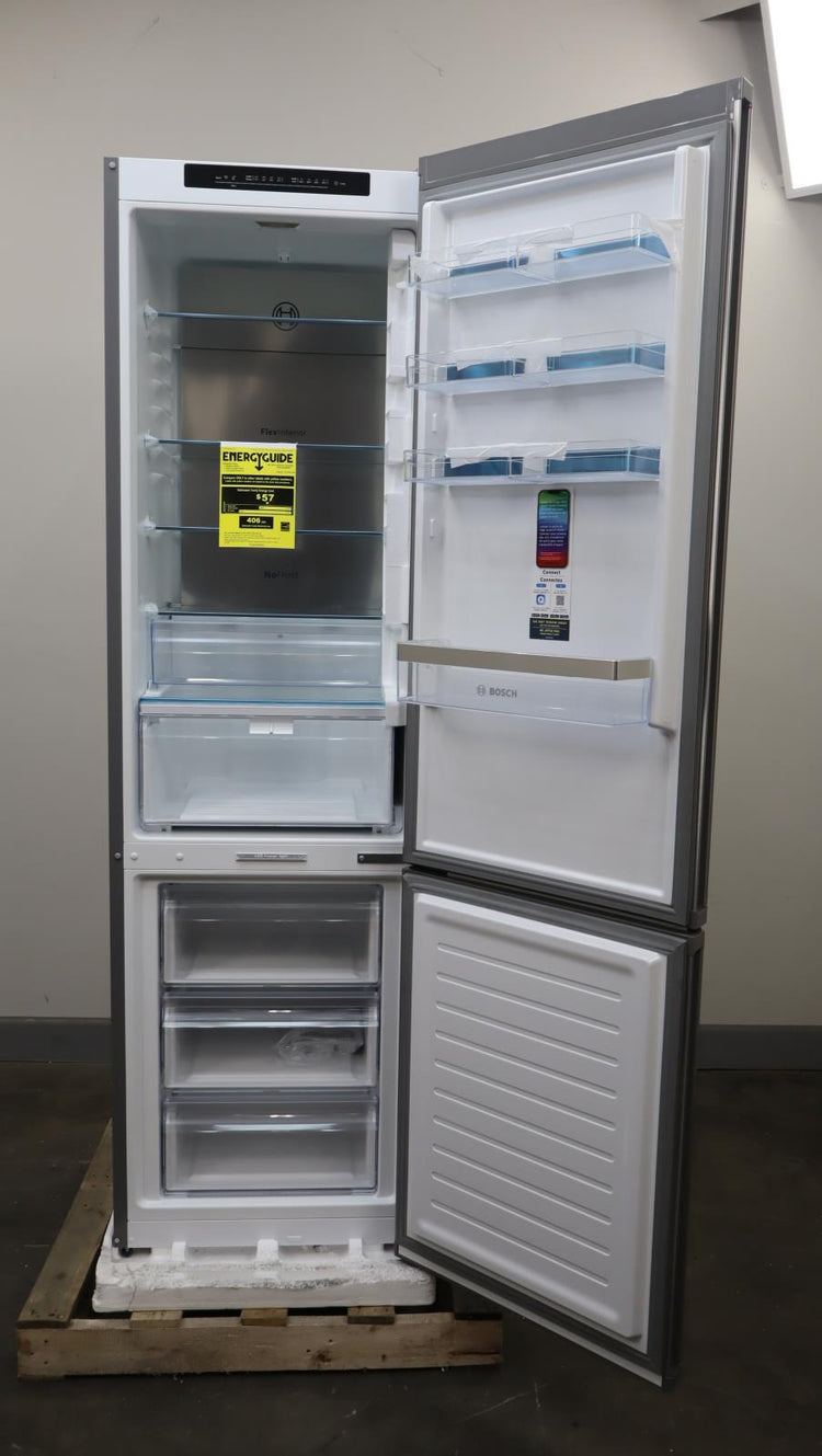Bosch 24" Freestanding Bottom Freezer Smart 500 Series Refrigerator B24CB50ESS - Alabama Appliance