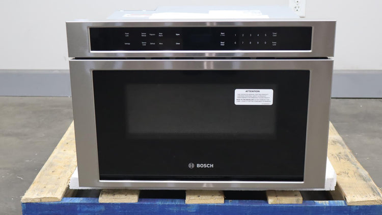 Bosch 24" 800 Series SS Touch Control 950W Built-in Microwave Drawer HMD8451UC - Alabama Appliance