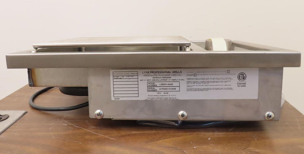 Lynx Sedona Series LSB501NG 11" Built-in Single Side Burner with 12,500 BTUs - Alabama Appliance