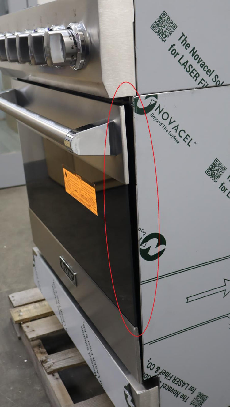 Viking 3 Series 2025 30" 5 Burner SS Freestanding Dual Fuel Range RVDR33025BSS