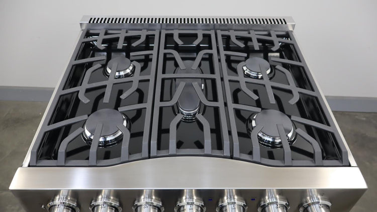 Viking 3 Series 2024 30" 5 Burner SS Freestanding Dual Fuel Range RVDR33025BSS