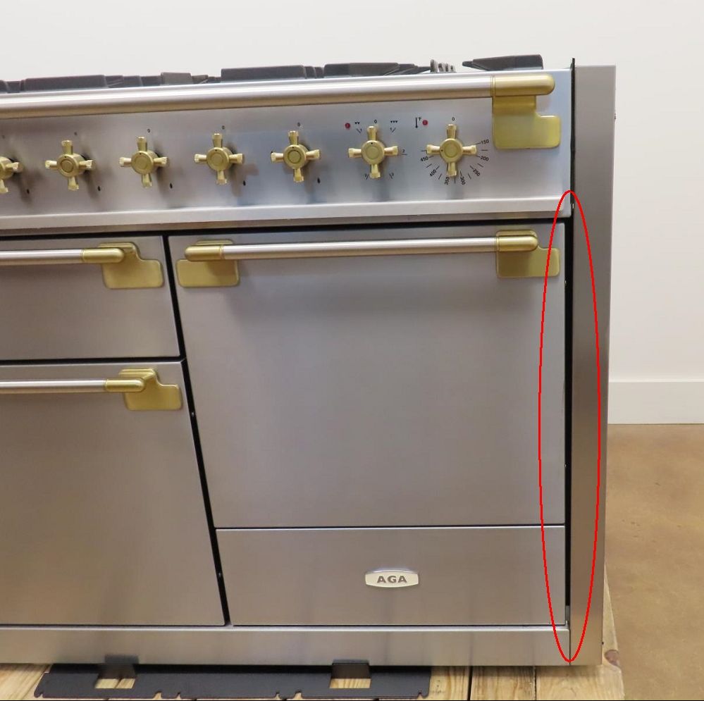 AGA Elise Series Classic Color Col AEL481DFABSS 48" Freestanding Dual Fuel Range - Alabama Appliance