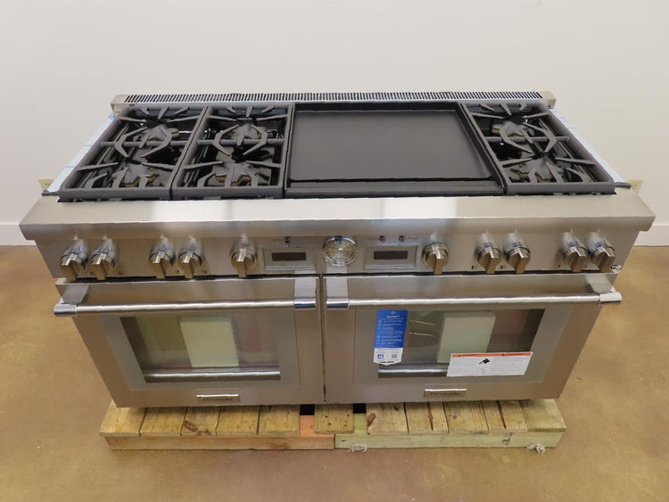 Thermador Pro Grand PRD606WEG 60'' ProStyle Dual Fuel Range Full Warranty - Alabama Appliance