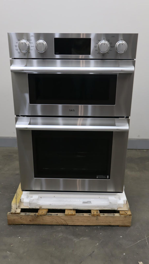 SKS 30 Inch Double Combination Electric Smart Wall Oven 6.4 ft Cap. SKSCV3002S - Alabama Appliance