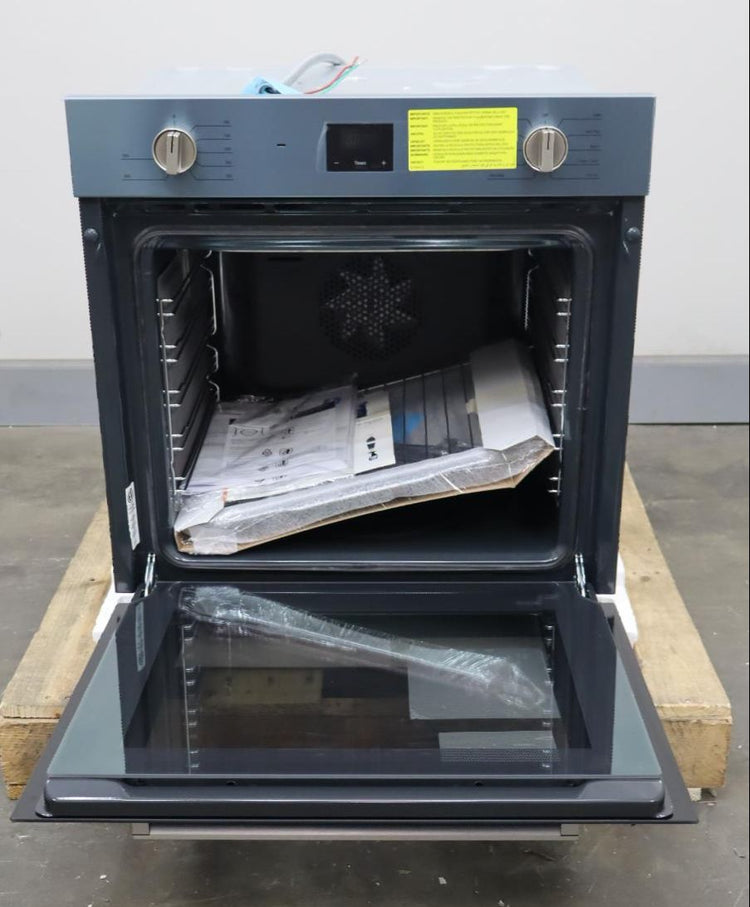 Bosch 4 Inch Stainless Single Electric Convection 500 Series Wall Oven HBE5453UC - Alabama Appliance