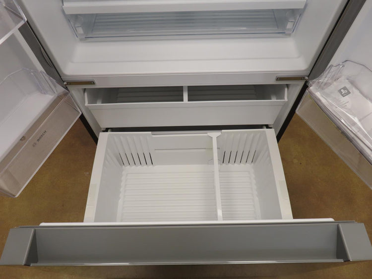 Bosch 100 Series B36FD10ENS 36" Freestanding French Door Smart Refrigerator Imgs - Alabama Appliance