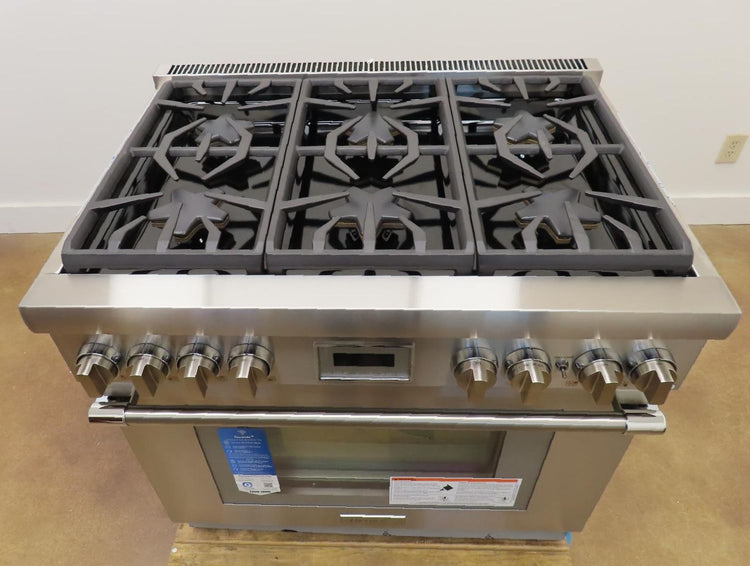 Thermador Pro Harmony Professional Series PRG366WH 36" Pro-Style NG Range - Alabama Appliance