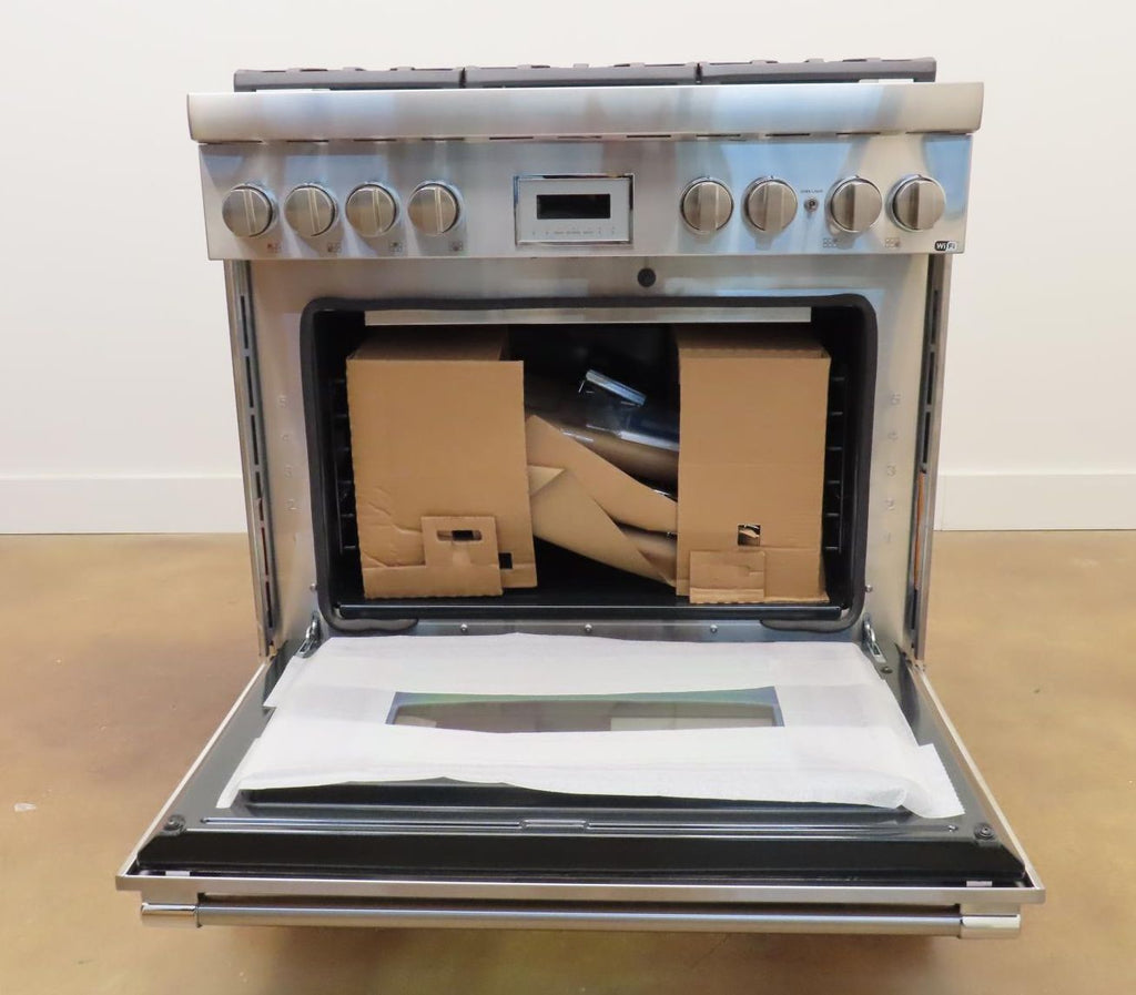 Thermador Pro Harmony Professional Series PRG366WH 36" Pro-Style NG Range - Alabama Appliance