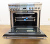 Thermador Pro Harmony Professional Series PRG366WH 36" ProStyle NaturalGas Range - Alabama Appliance