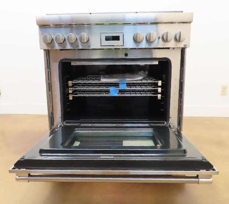 Thermador Pro Harmony Professional Series PRG366WH 36" ProStyle NaturalGas Range - Alabama Appliance