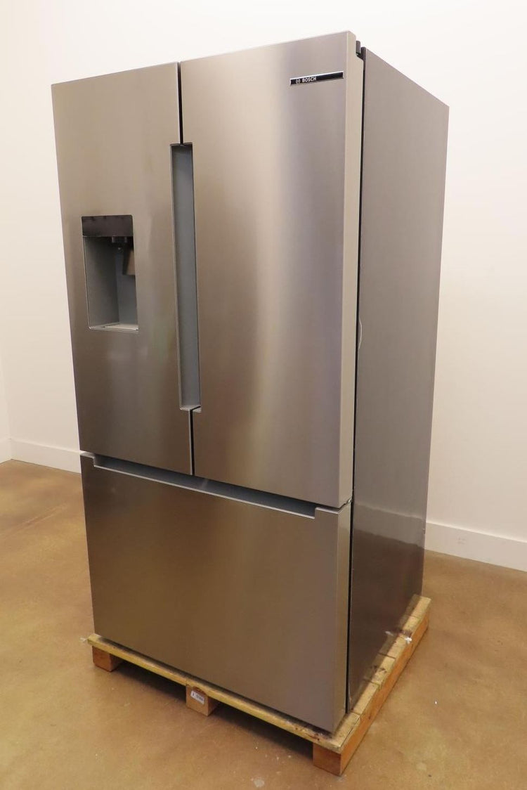 Bosch 100 Series B36FD10ENS 36" Freestanding French Door Smart Refrigerator Imgs - Alabama Appliance