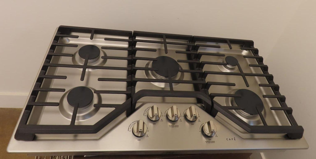 Cafe CGP70362NS1 36" Gas Stainless Steel Cooktop with 5 Sealed Cooktop Burners