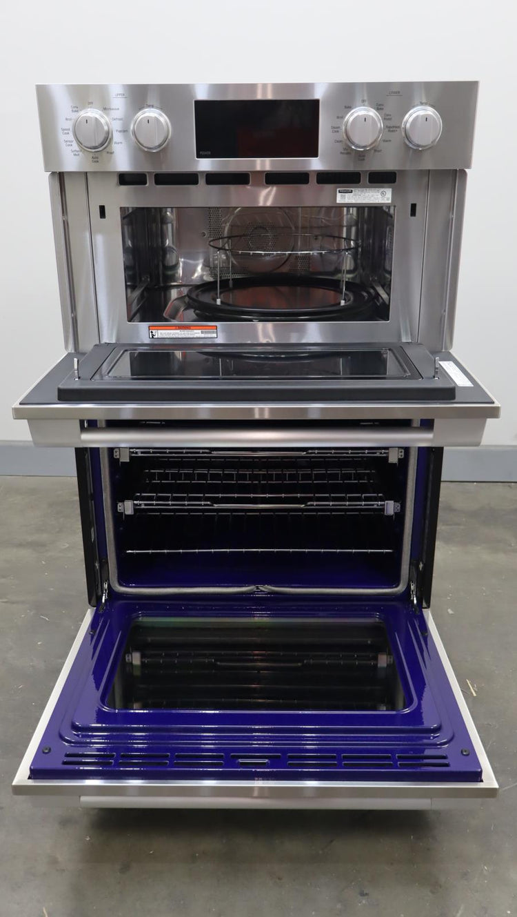 SKS 30" Double Combination Electric Smart 6.4 ft Cap. Wall Oven SKSCV3002S