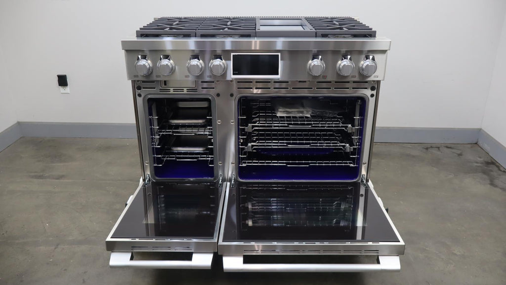 Signature Kitchen Suite 48" Double Oven Dual Fuel Convection Range SKSDR480GS - Alabama Appliance