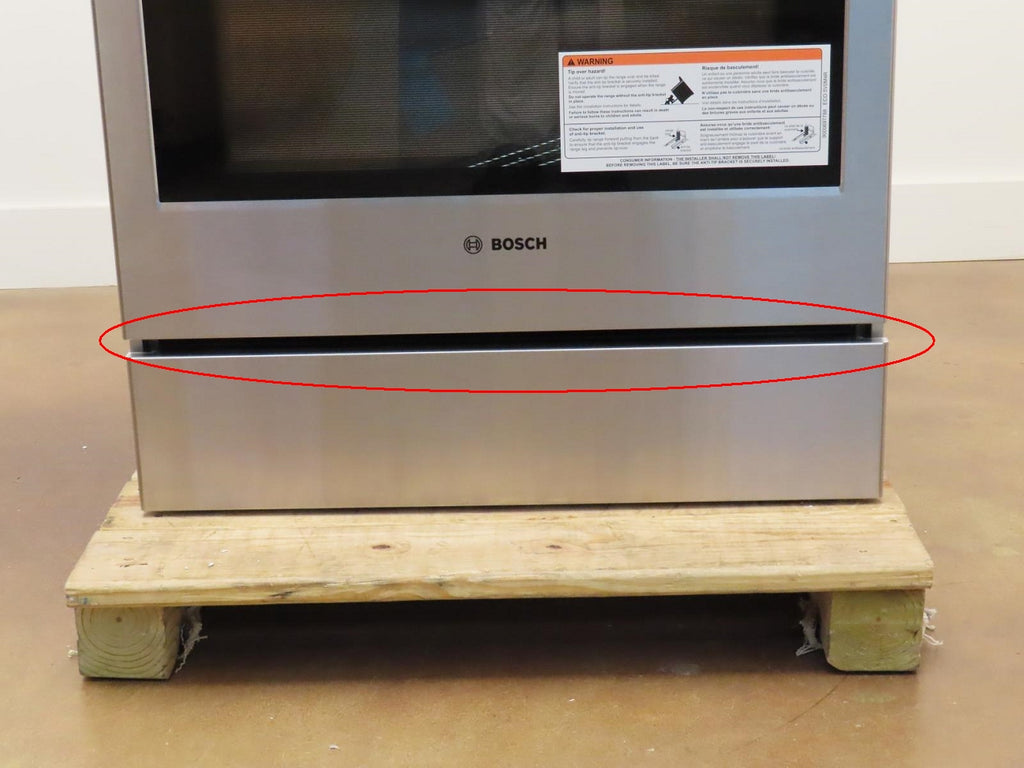 Bosch 800 Series HDI8056U 30" Slide-In Dual Fuel Stainless Steel Range - Alabama Appliance