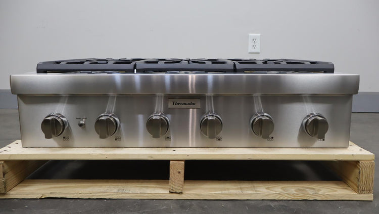Thermador 36" 6 Sealed Burner Professional Series Stainless Gas Rangetop PCG366W
